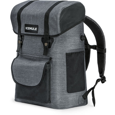 IceMule Urbano Cooler in Snow Grey angle
