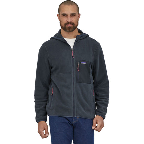 Patagonia Men's Microdini Hoody Pitch Blue model front