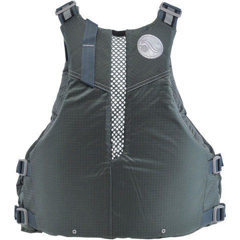 Astral Sturgeon Fishing Lifejacket (PFD) in Pebble Gray back