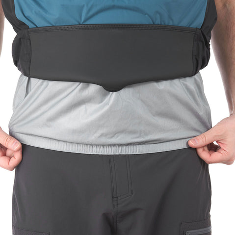 Level Six Vega Short Sleeve Dry Top in Crater Blue double tunnel