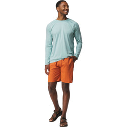 NRS Men's Eddyline Shorts in Adobe model front