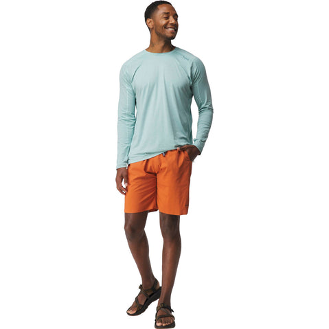 NRS Men's Eddyline Shorts in Adobe model front