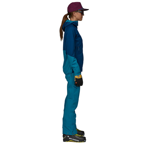 Patagonia Women's Upstride Jacket Lagom Blue full length side view