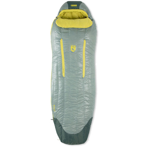 Nemo Women's Riff 30-Degree Down Sleeping Bag in Dorado/Lichen front