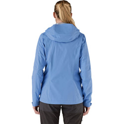 Patagonia Women's Granite Crest Rain Jacket in Abundant Blue model back