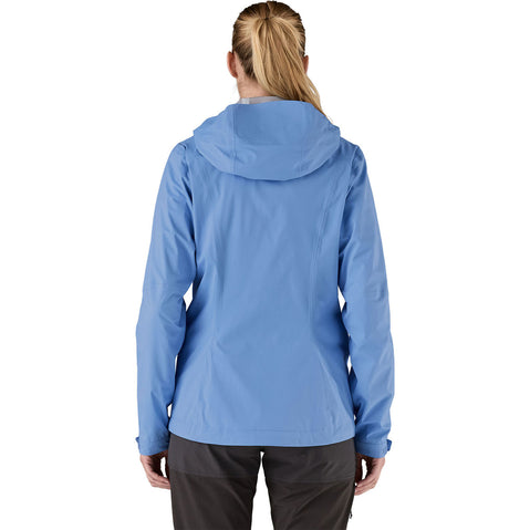 Patagonia Women's Granite Crest Rain Jacket in Abundant Blue model back