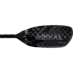 Aqua-Bound Aerial Minor Carbon Versa-Lok Straight Shaft 2-Piece Kayak Paddle right blade frontside