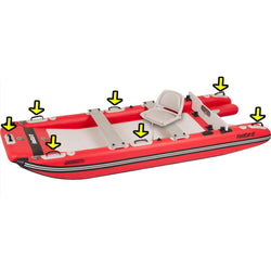Sea Eagle FastCat12 Deluxe Inflatable Cataraft Package back