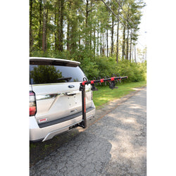 Malone Runway Max 4 Bike Hitch Rack installed on a car
