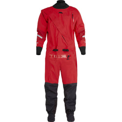 NRS Men's Foray Dry Suit in Red front