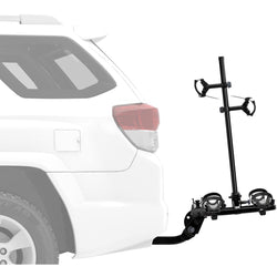 Yakima OnRamp 2 Bike Hitch Rack installed on a car side
