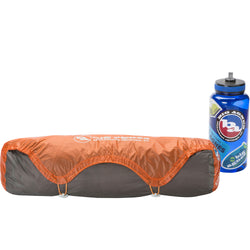 Big Agnes Copper Spur UL 1 Person Backpacking Tent in Tangelo stuff sack