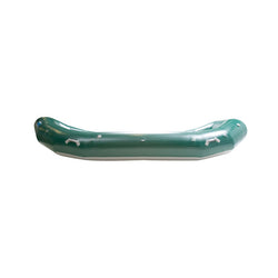 AIRE 130E Self-Bailing Raft in Dark Green side