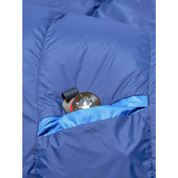 Marmot Lost Cost 15 Degree Down Sleeping Bag in Trail Blue/Twilight pocket