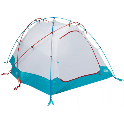 Mountain Hardwear Trango 3-Person Mountaineering Tent in Alpine Red no fly closed