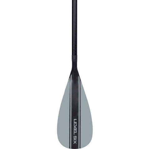 Level 6 Twelve Six Ultralight Inflatable SUP Board Package in Aegean Blue paddle