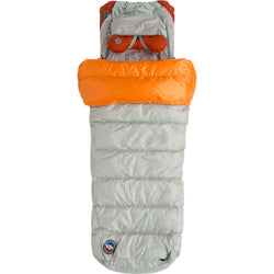 Big Agnes Lost Ranger 3N1 0 Degree Down Sleeping Bag in Mercury/Tangelo outer bag open