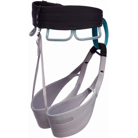 Black Diamond Women's Solution Rock Climbing Harness in Pewter side