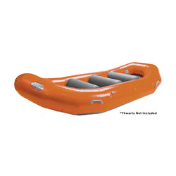 AIRE 156E Self-Bailing Raft in Orange angle