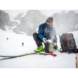 MSR Reactor 1.0L Stove System handle lifestyle