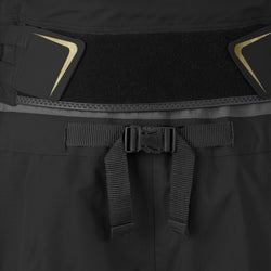 Level Six Women's Freya Black Out Dry Suit in Black waist