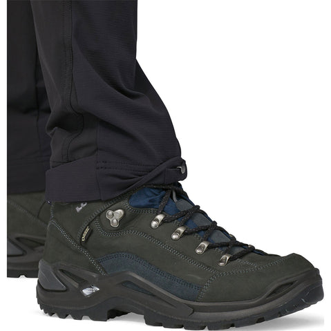 Patagonia Men's Point Peak Trail Pants in Black model cuff