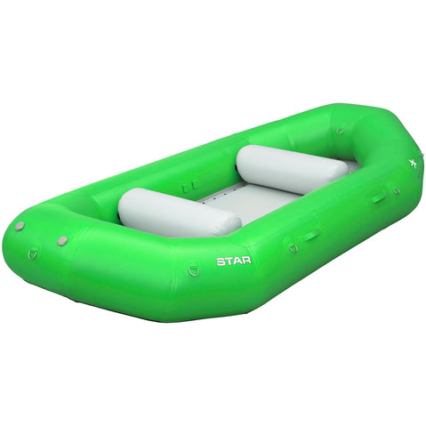 Star Outlaw 140 Self-Bailing Raft in Lime angle
