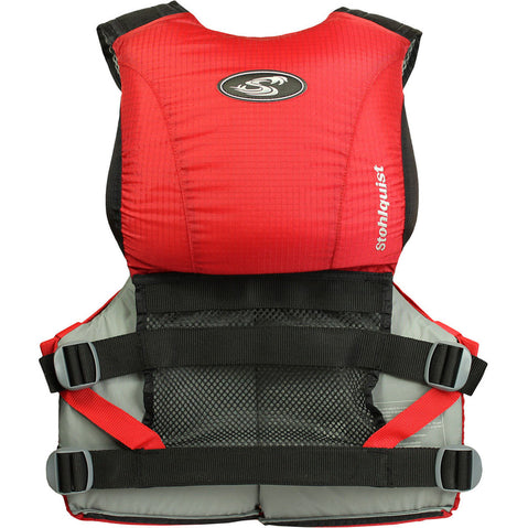 Stohlquist Men's Ebb Lifejacket (PFD) red back