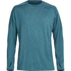 NRS Men's Silkweight Long Sleeve Shirt in Mediterranea front