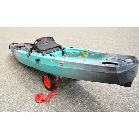 Malone Traverse HD Kayak/Canoe Cart with kayak loaded angleveiw