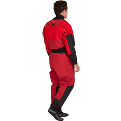 NRS Men's Jakl GORE-TEX Pro Dry Suit in Red model back