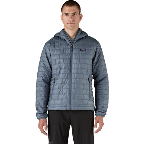 Patagonia Men's Nano Puff Hoody utility blue model front