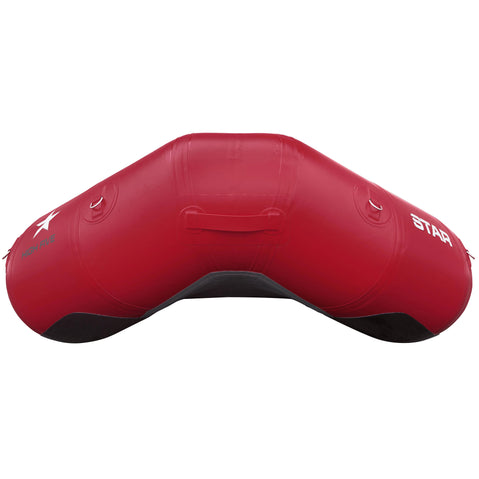 Star High Five 9.5 Self-Bailing Raft in Red front