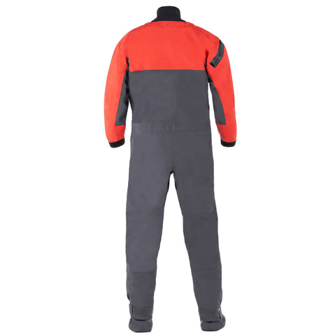 Level Six Cronos Dry Suit Classic Logo Molten Lave back