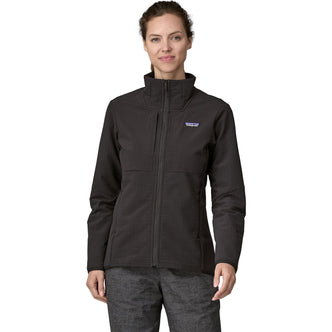 Patagonia Women's R2 CrossStrata Jacket in Black model front