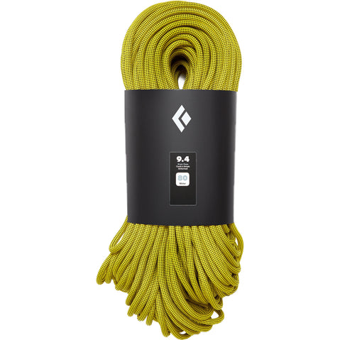 Black Diamond 9.4 Climbing Rope in Gold top