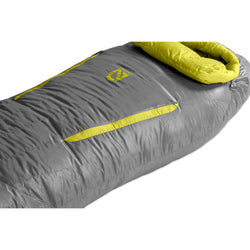 Nemo Equipment Women's Riff 15-Degree Endless Promise Down Sleeping Bag in Titanium thermo