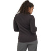 Patagonia Women's R1 Air Zip Neck Shirt in Black model back