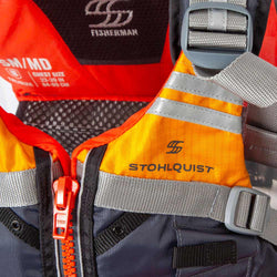 Stohlquist Fisherman Lifejacket (PFD) shoulder strap adjustment