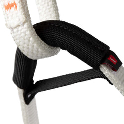 Mammut Zephir Altitude Rock Climbing Harness in Cliff White wire rope