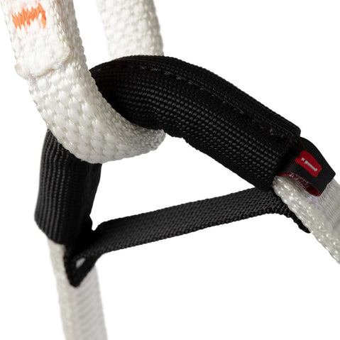 Mammut Zephir Altitude Rock Climbing Harness in Cliff White wire rope