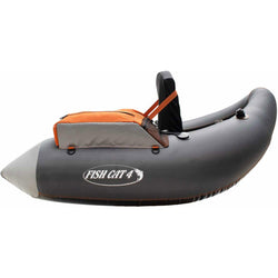 Outcast Fish Cat 4 LCS Float Tube in Gray side