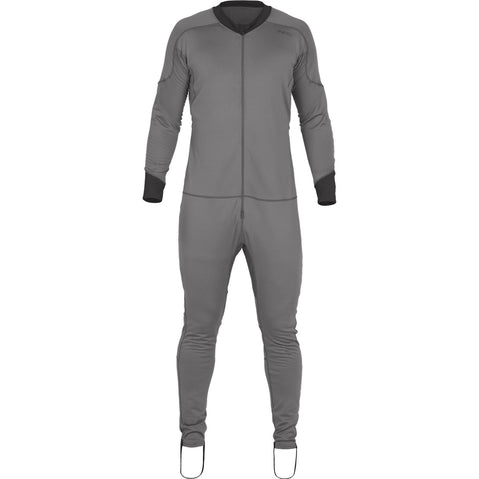 NRS Men's Lightweight Union Suit in Smoke front