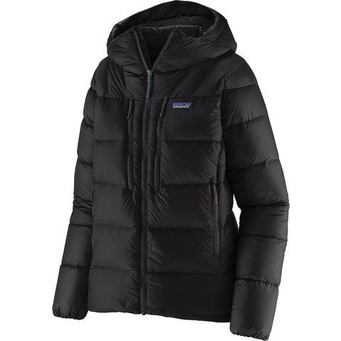 Patagonia Women's Fitz Roy Down Hoody in Black angle