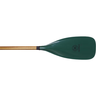 Werner Journey Fiberglass 1-Piece Wood Shaft Canoe Paddle blade