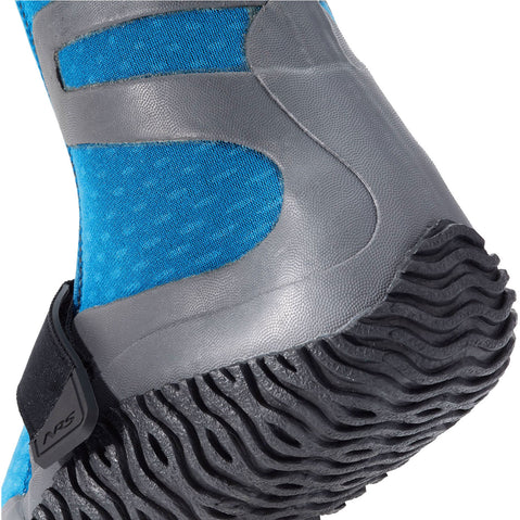 NRS Women's Paddle Wetshoes in Poseidon heel detail