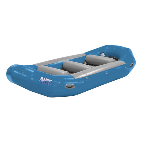 AIRE 130R Self-Bailing Raft in Blue angle