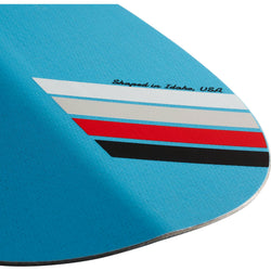 NRS Fortuna 100 Travel 3-Piece SUP Paddle Teal blade edge