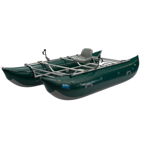 AIRE Lion 16' Cataraft in Blue angle