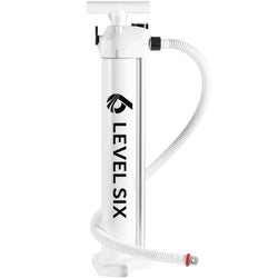 Level 6 Fourteen Carbon Inflatable SUP Board Package in Aegean Blue pump